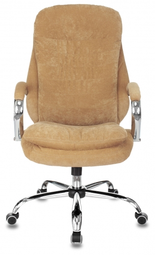 Купить  кресло бюрократ t-9950 sl fabric горчичный velvet 73 крестовина металл хром (t-9950sl/velv73) в интернет-магазине Айсберг! фото 2